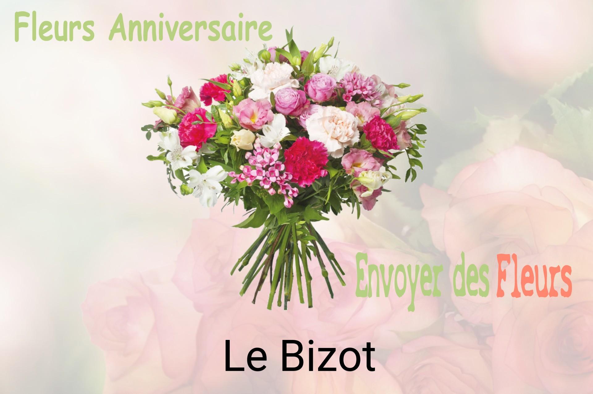 Bouquet de fleurs d’anniversaire livré à Le Bizot