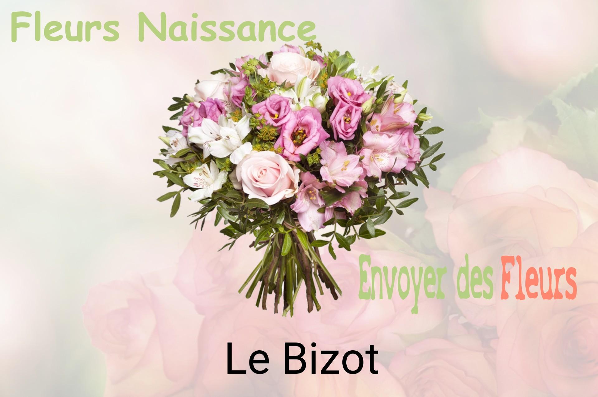 Bouquet de fleurs de naissance livré à Le Bizot